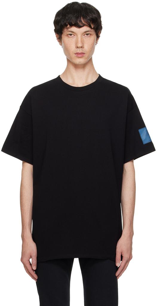 n.hoolywood Black Logo Patch T-Shirt