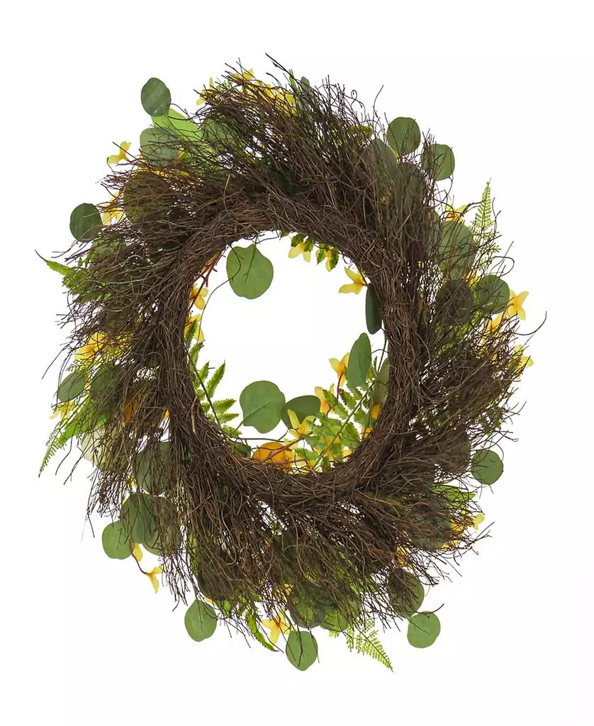 National Tree Company 22 Lemons and Tulips Wreath 2