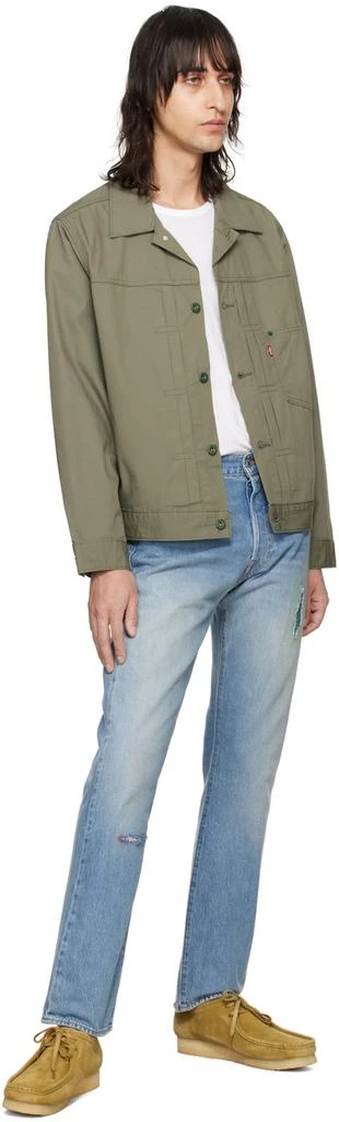 Levi's Khaki Type 1 Trucker Jacket 4