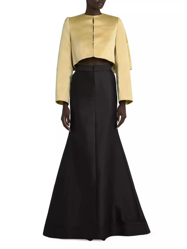 Rosie Assoulin Tuxedo Trumpet Maxi Skirt 2