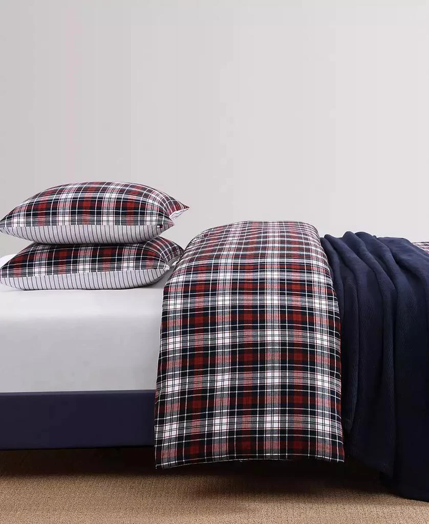 Tommy Hilfiger Essential Tartan Cotton 2-Pc. Duvet Cover Set 4