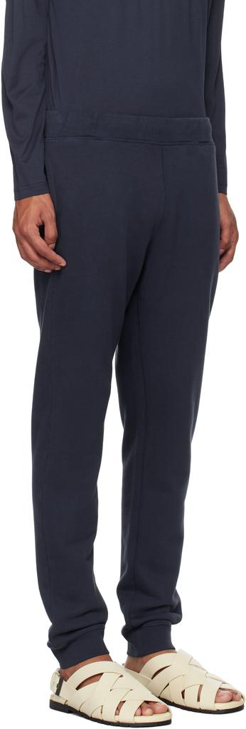 Sunspel Navy Loopback Sweatpants