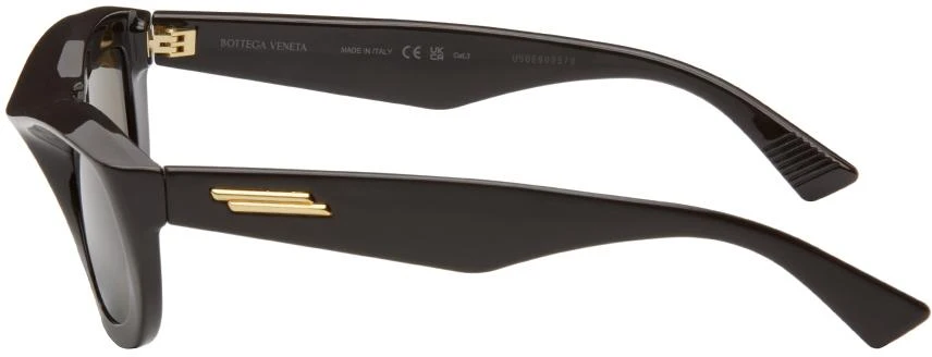 100% Authentic $455 BOTTEGA VENETA Black BV1326S UNISEX Sunglasses Bottega Veneta BV1326S 001 Sunglasses - US main image 4