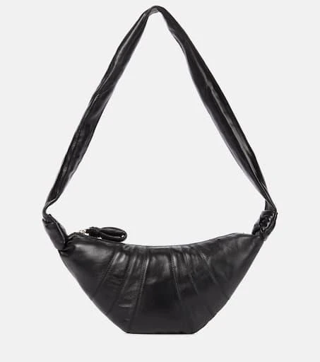 Lemaire Croissant Small leather shoulder bag 1