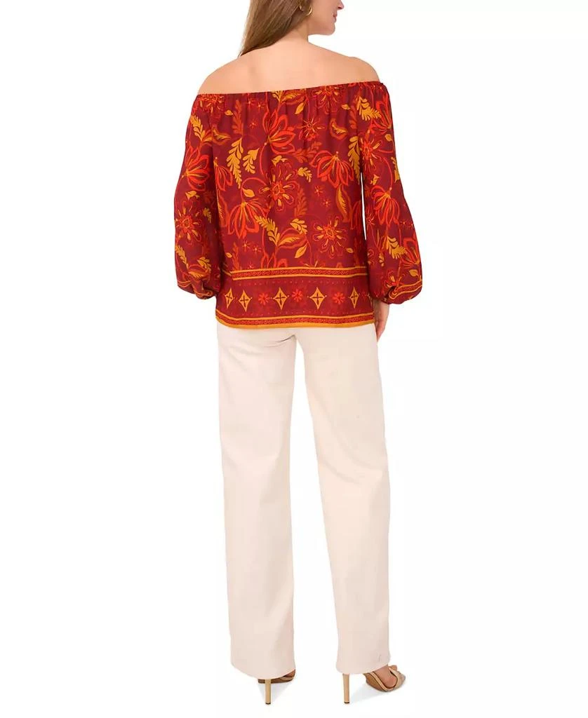 Vince Camuto Women's Off-The-Shoulder Long-Sleeve Blouse 4