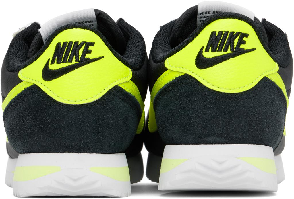 NIKE Black 
Yellow Cortez Sneakers