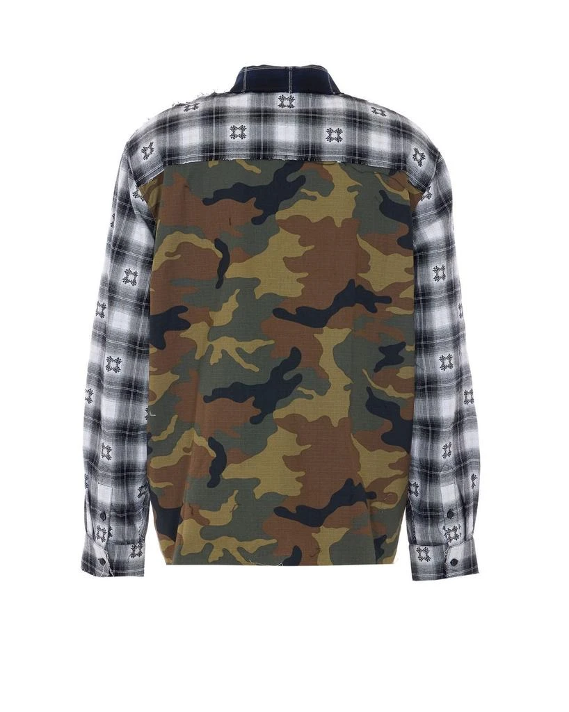 AMIRI Amiri Check Leopard Print Shirt 2