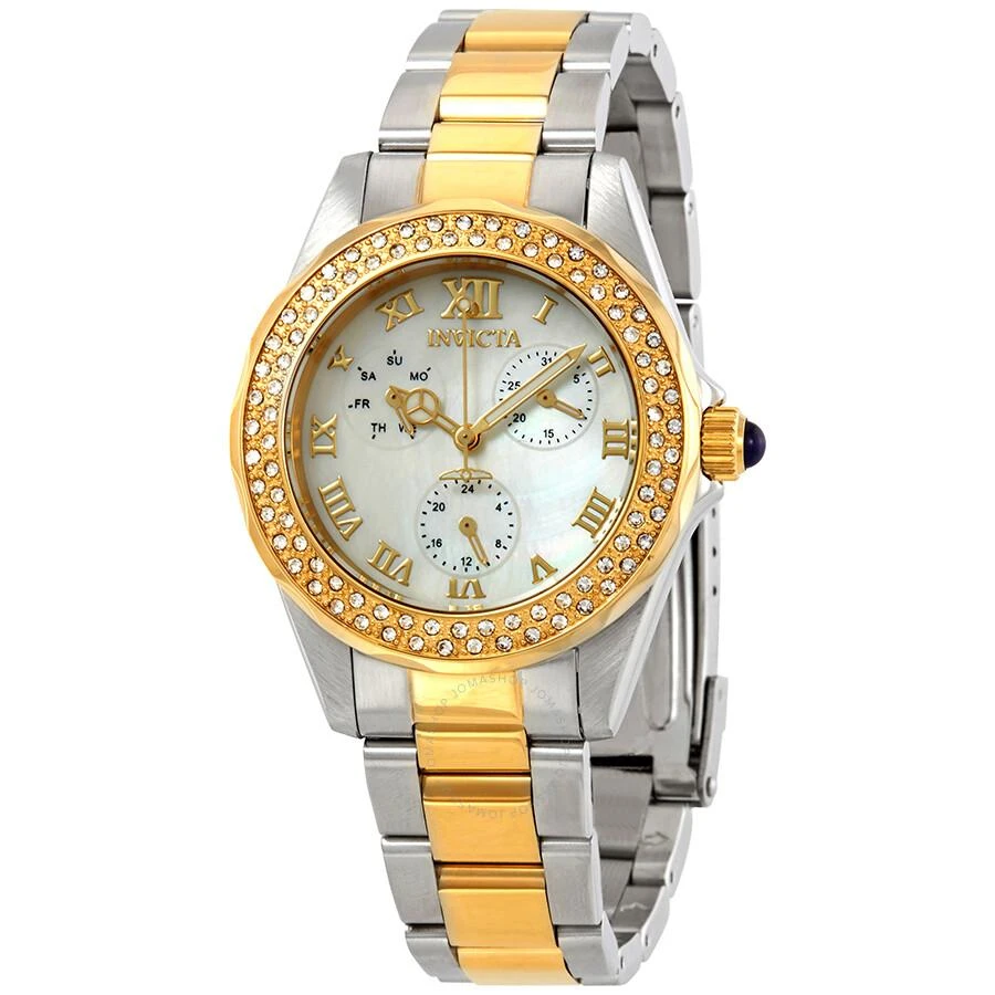 Invicta Angel Crystal Mother of Pearl Dial Ladies Watch 28437 1