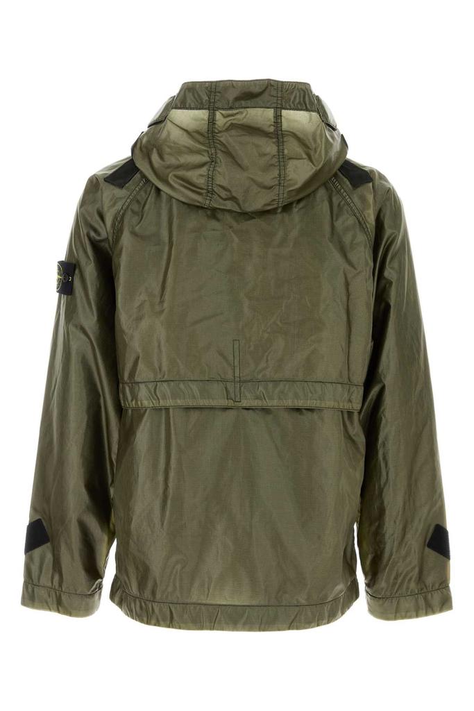 Stone Island Dark Green Polyester Jacket