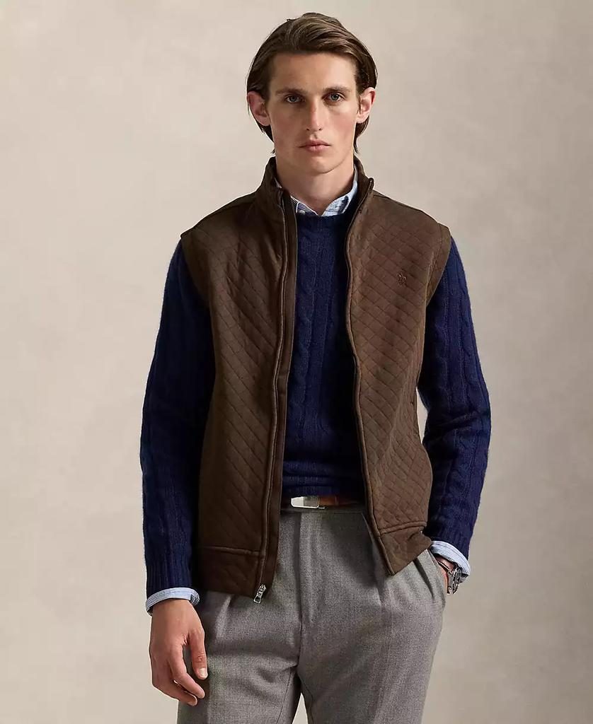 Ralph Lauren Men's Quilted Double-Knit Jersey Vest