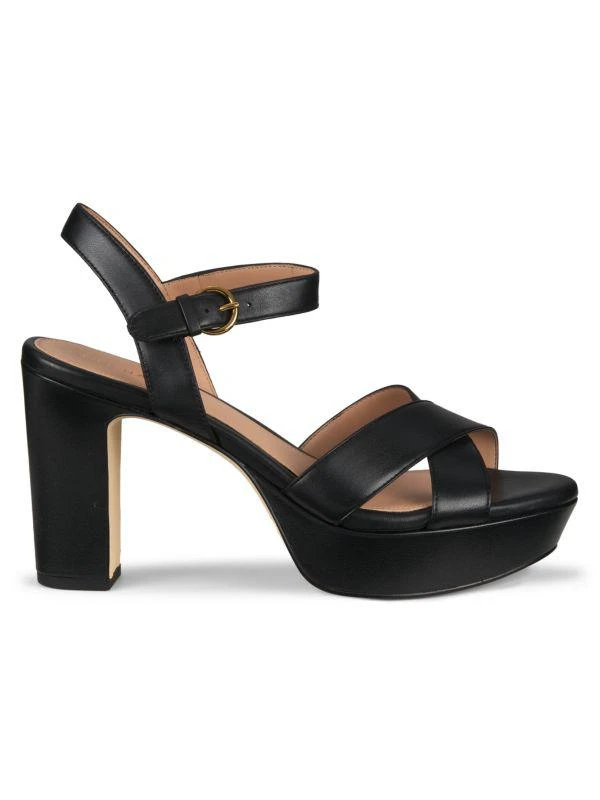 Cole Haan Riannon Leather Platform Sandals 1