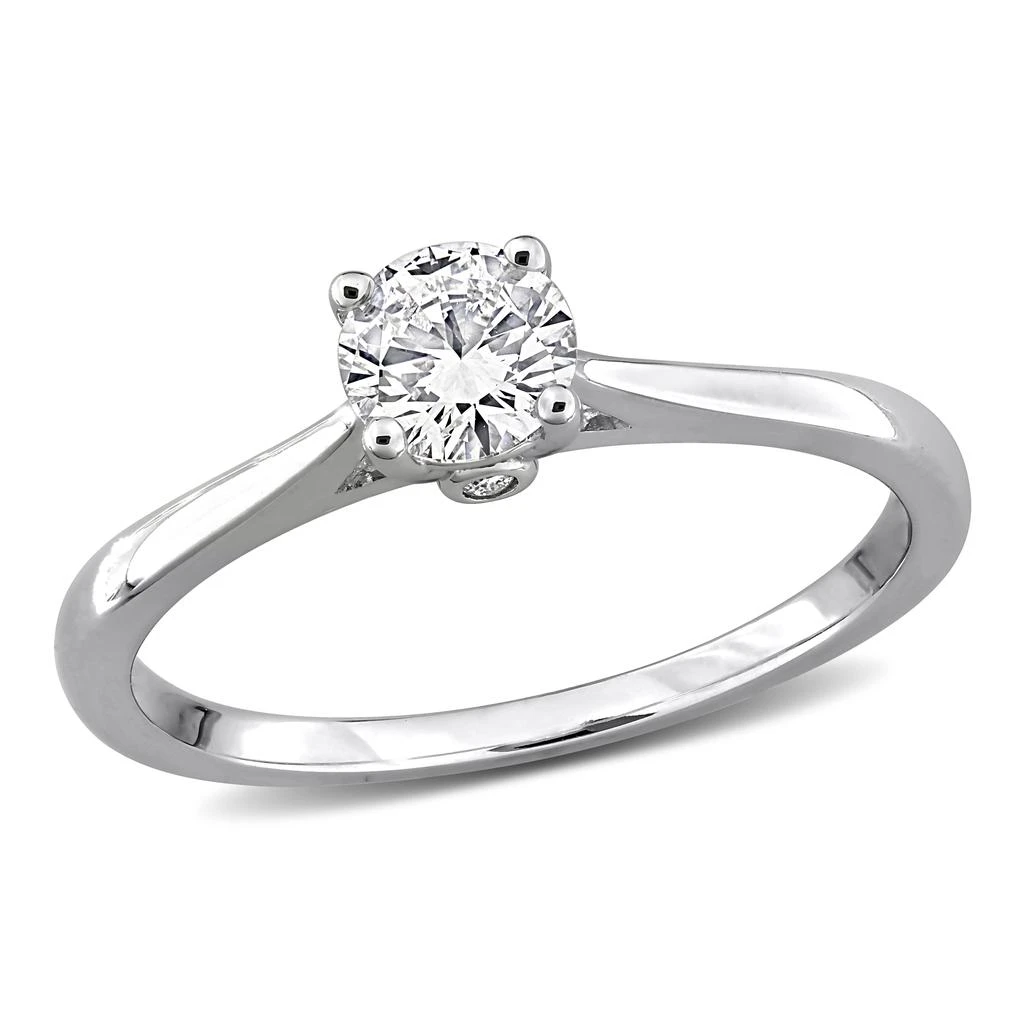 Mimi
Max Created Forever 1/2ct TDW Lab-Grown Diamond Engagement Ring Yellow or White Sterling Silver