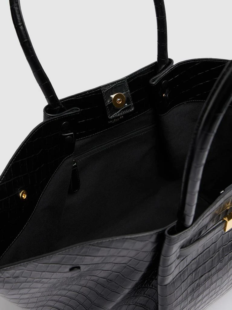 Demellier The New York Embossed Leather Tote Bag 5