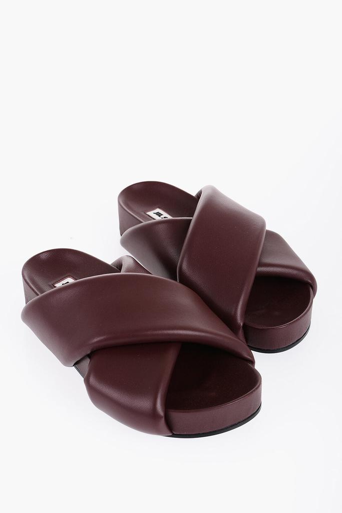 Jil Sander Jil Sander Criss Cross Designed Leather Sandals