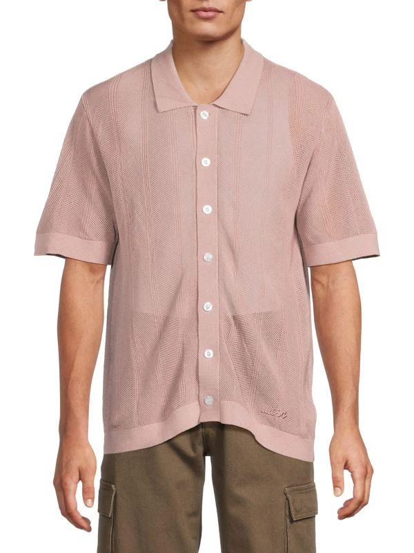 WeSC Textured Cotton Button-Front Shirt 1