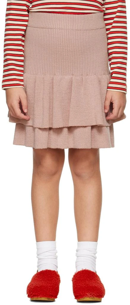Misha & Puff Kids Pink Block Party Skirt 1