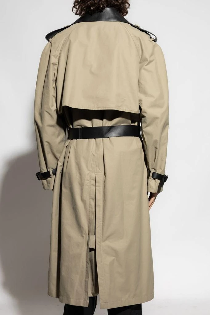 Givenchy Givenchy Collar Belt Detailed Trench Coat 3