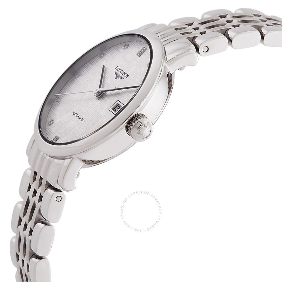 Longines Elegant Automatic Diamond Ladies Watch L4.310.4.77.6