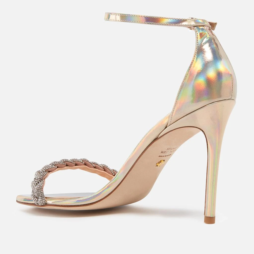 Stuart Weitzman Nudistcurve 100 Leather Heeled Sandals 3