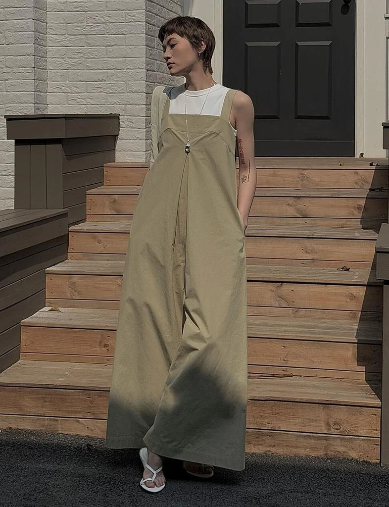 Pixie Market Tan Wide Leg Jumpsuit-PREORDER 6