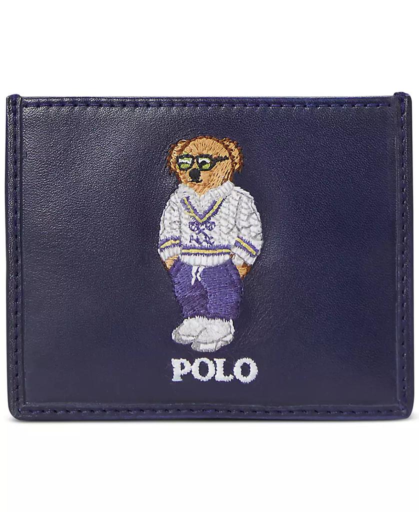 Ralph Lauren Men
s Polo Bear Leather Card Case