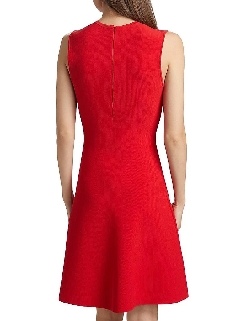 LELA ROSE Penelope 3D Floral Tulle-Embellished Midi-Dress 5