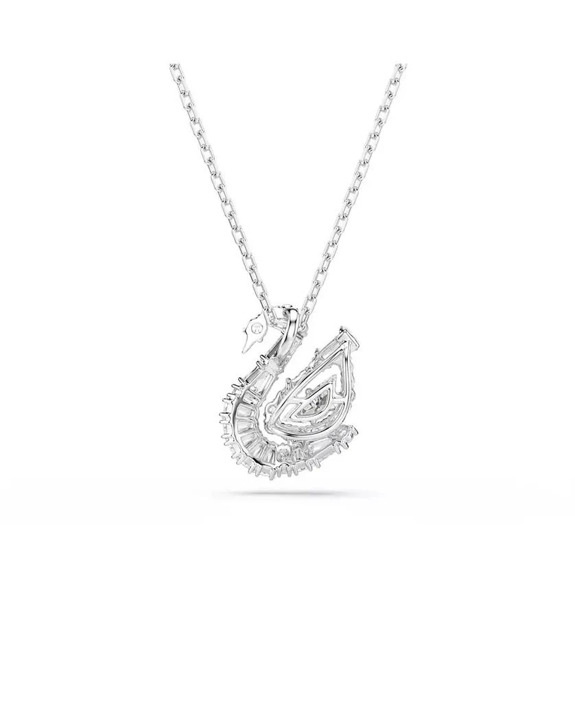 Swarovski Swan Rhodium Plated Pendant Necklace 6