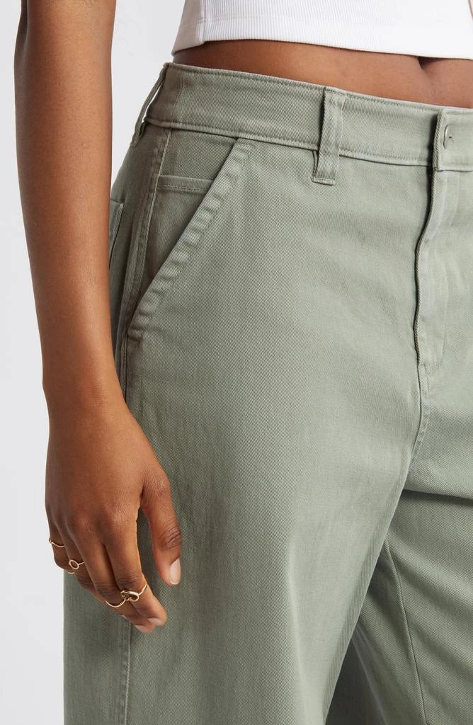 BP. High Waist Wide Leg Twill Pants 5