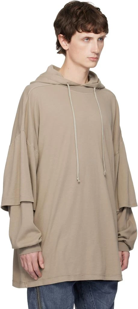 Rick Owens Taupe Concordians Tommu Hustler Hoodie 2