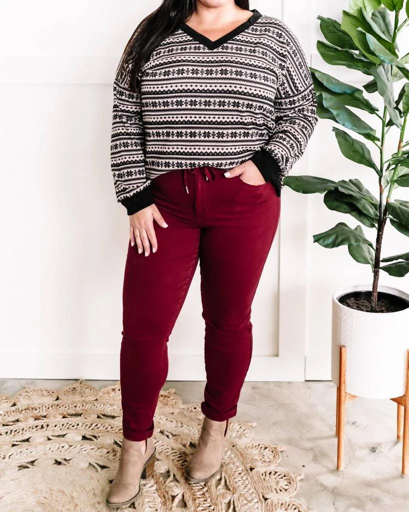 Judy Blue Judy Blue - Denim Cuffed Joggers Jeans 3