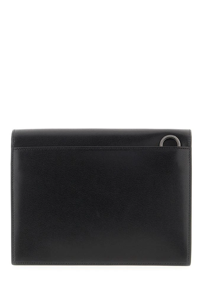 Valentino Black Leather Clutch 3