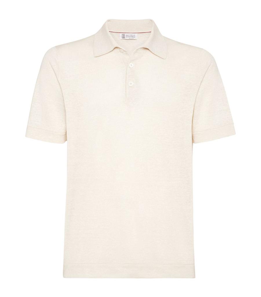 Brunello Cucinelli Linen-Cotton Polo Shirt - Polo Shirts