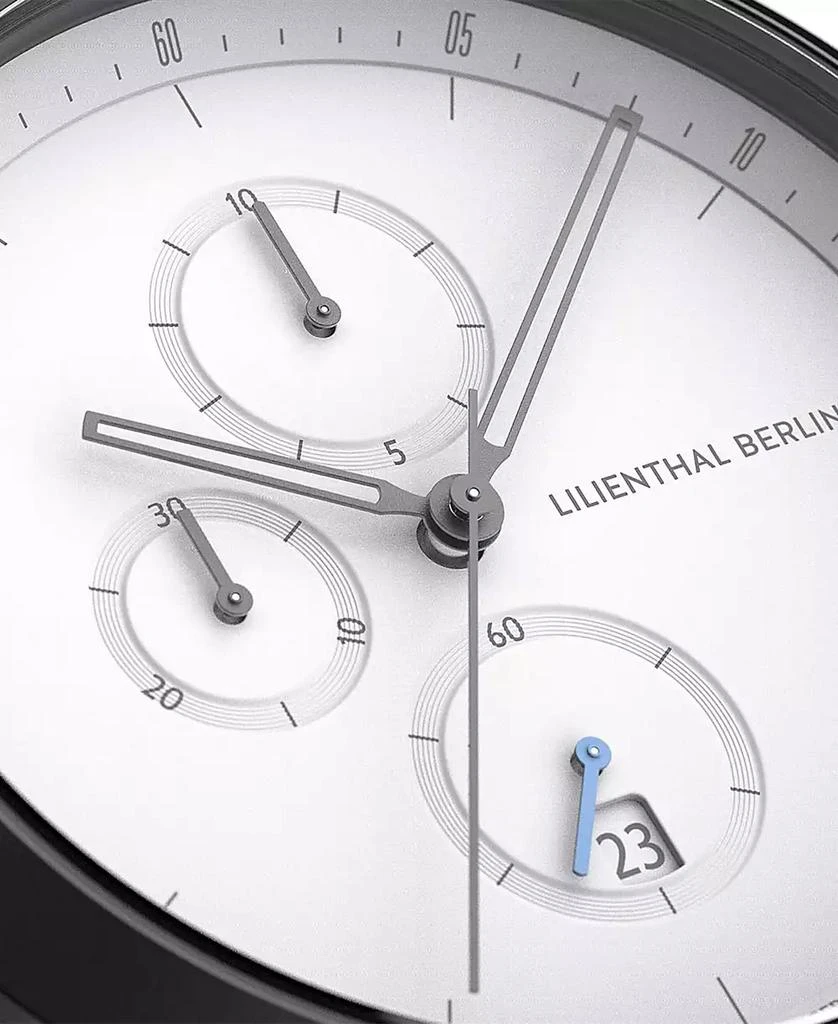 Lilienthal Berlin Chronograph with Brown Leather Watch 42mm 3