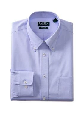 Ralph Lauren Ralph Lauren Mens Regular Fit Ultraflex Non Iron Stretch Dress Shirt 1