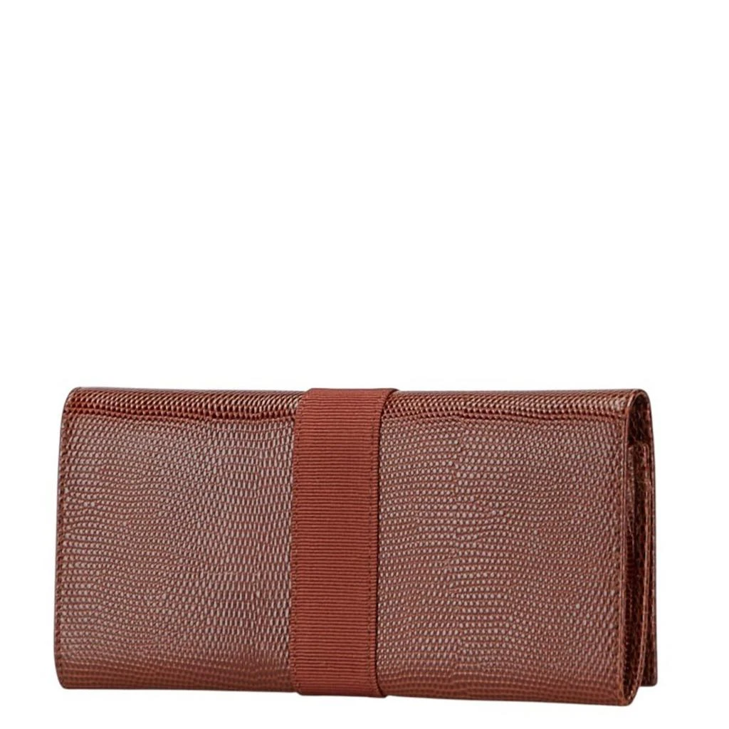 Salvatore Ferragamo Leather Long Wallet (Bi-Fold) (Pre-Owned) 2