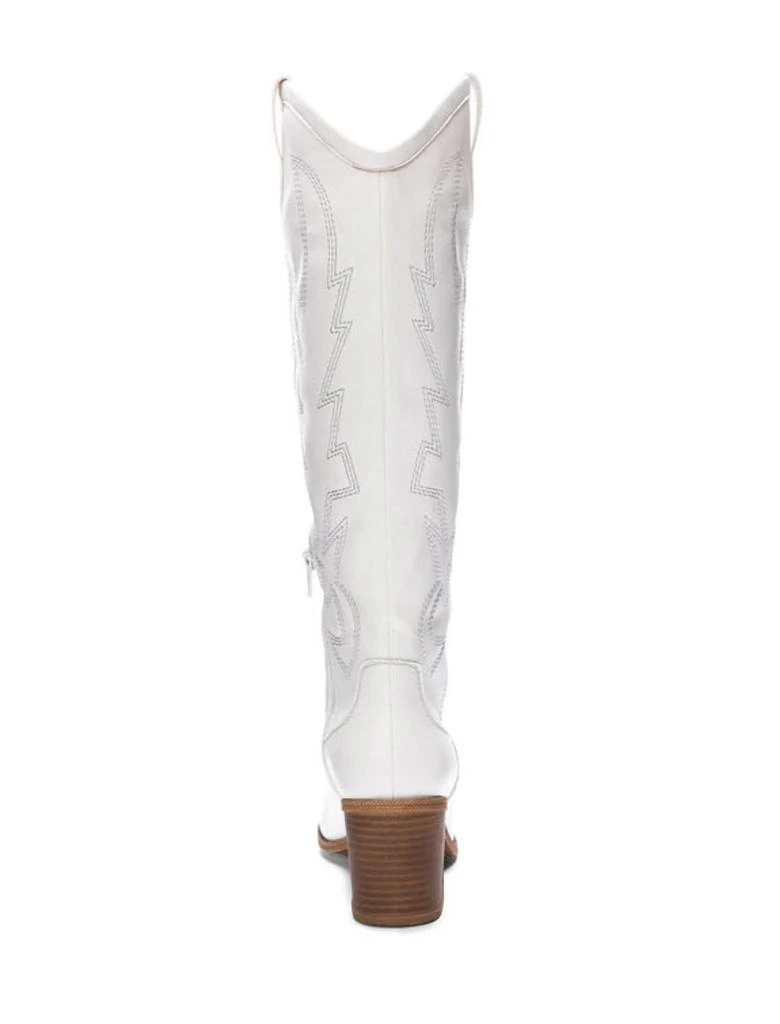 Chinese Laundry Upwind Western Boot In White 4