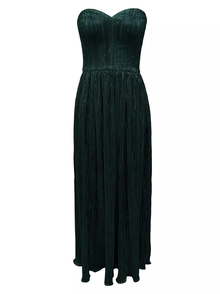 Dress The Population Audrina Plissé Strapless Gown 1