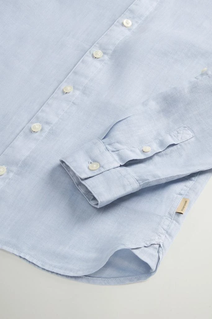 Woolrich Boys’ Garment-Dyed Pure Linen Shirt - Boys - White 4