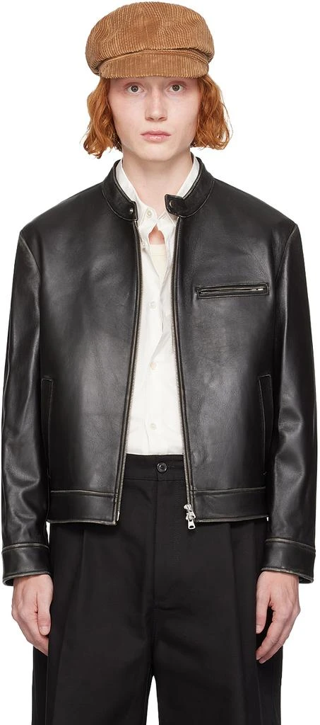 Dunst Brown Racing Leather Jacket 1