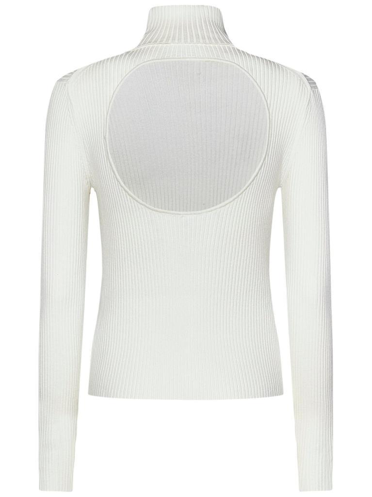 Parosh P.A.R.O.S.H. Cut Out-Detail Roll Neck Jumper