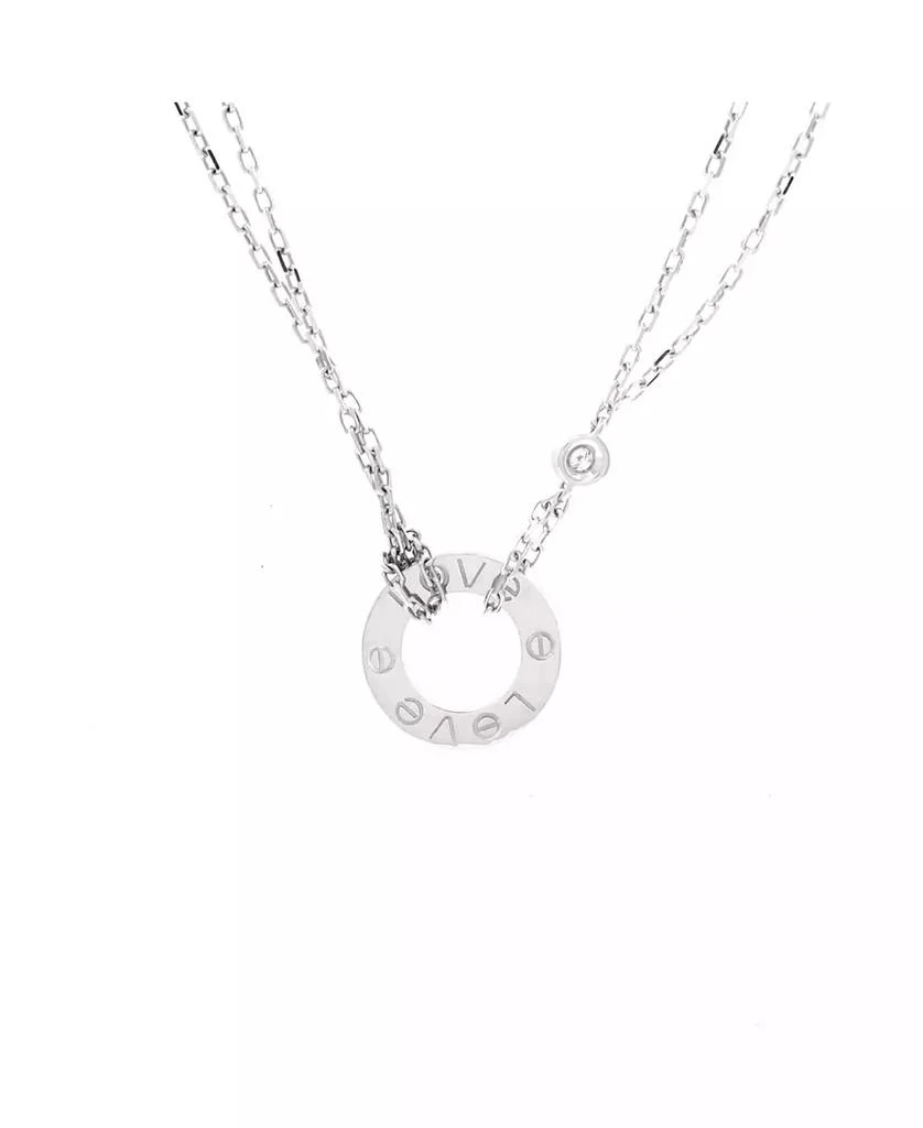Cartier 2 Diamonds Love Pendant Necklace