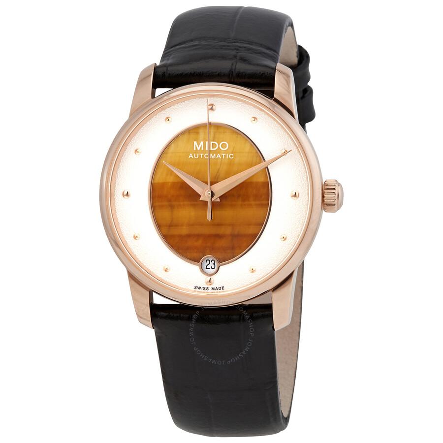 MIDO Open Box - Mido Baroncelli Wild Stone Automatic Ladies Watch M0352073647100