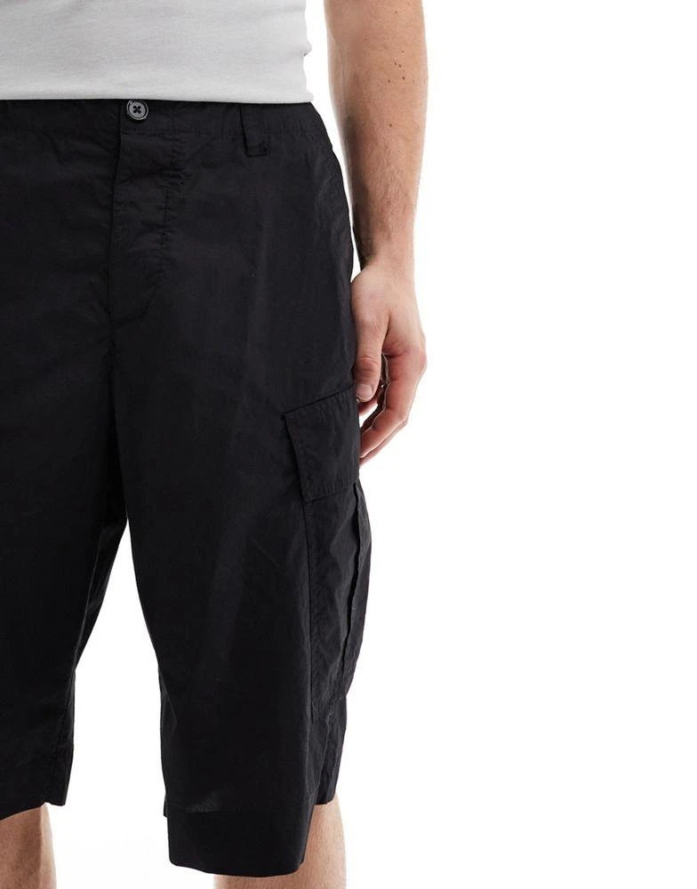 ALL SAINTS AllSaints Ardy cargo shorts in black 5