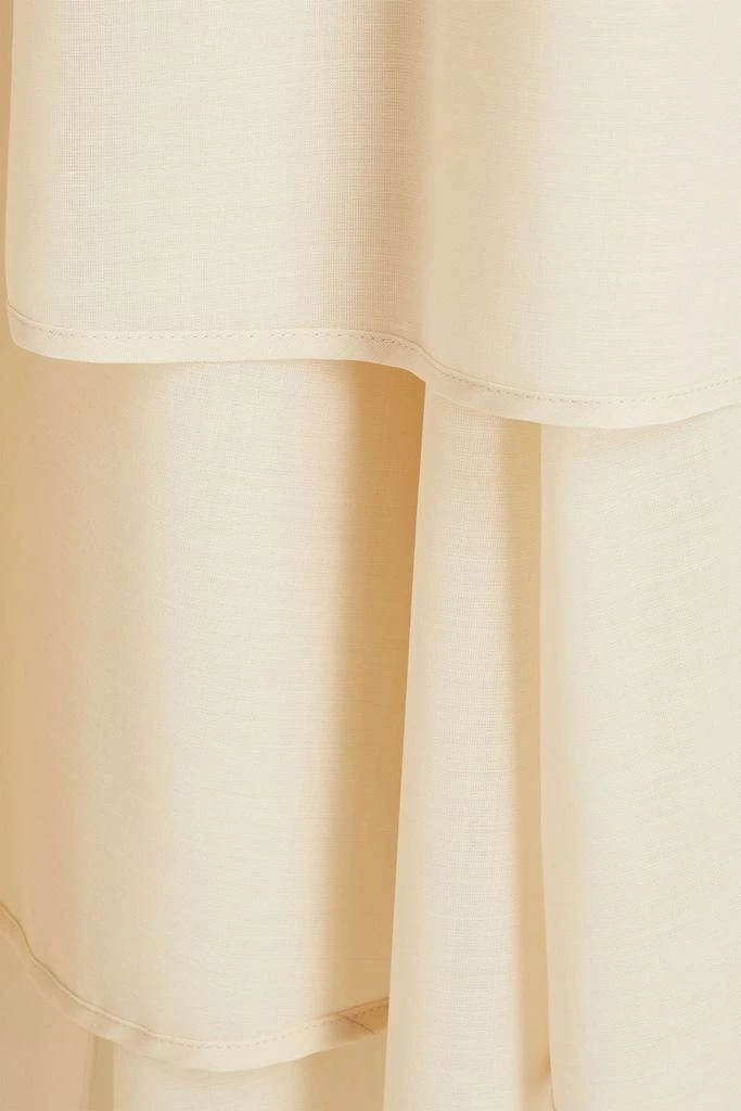 A.W.A.K.E. Mode Layered wool-blend midi dress 4