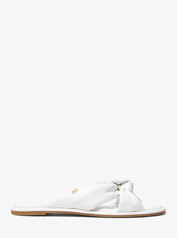 Michael Kors Elena Leather Slide Sandal 2