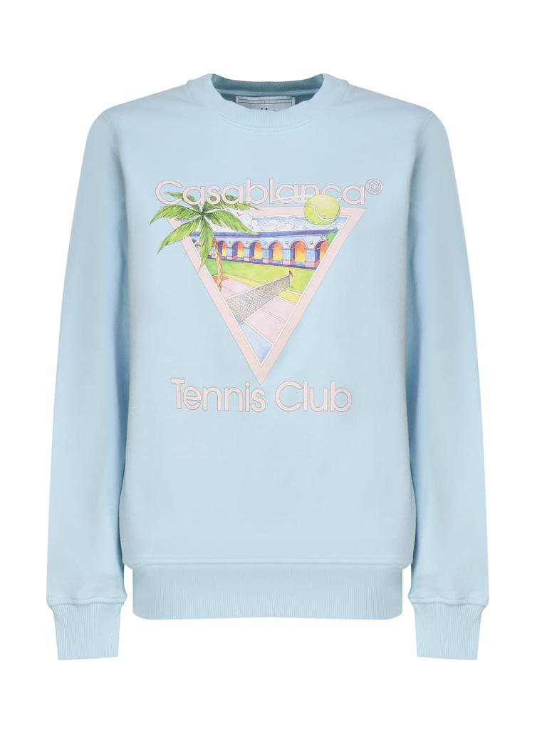 Casablanca Tennis Club Cotton Sweater
