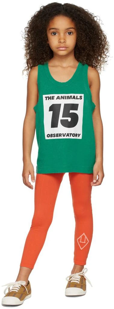 The Animals Observatory Kids Green 15 Frog Tank Top 1