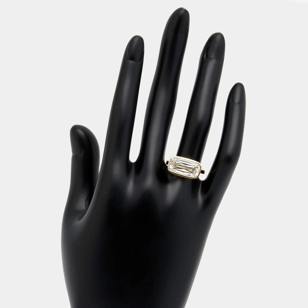 The Diamond Edit 5.30 cts Elongated Cushion 18k Yellow Gold Lab Grown Diamonds Ring Size 51 3