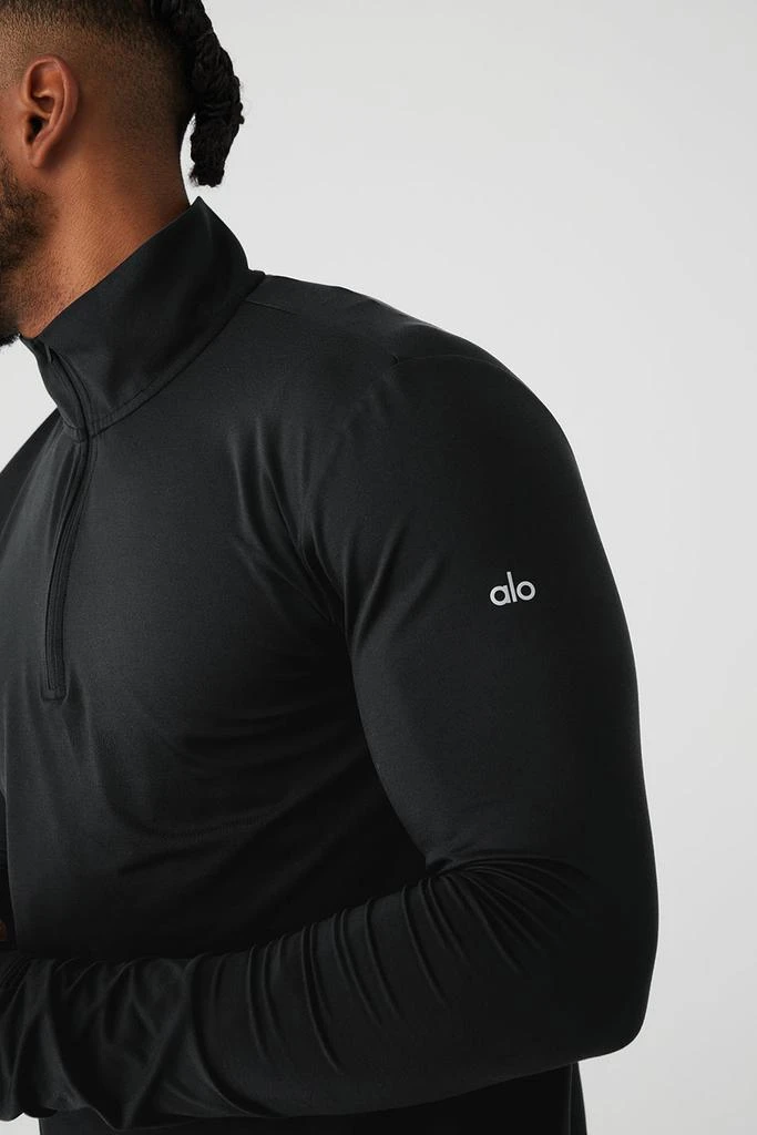 Alo Conquer 1/4 Zip Reform Long Sleeve - Black 4