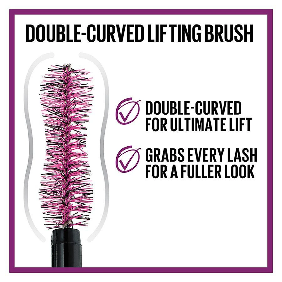 Maybelline Lash Lift Washable Mascara Eye Makeup 5